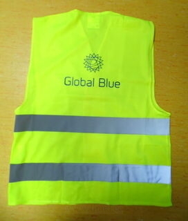 Helkurvest logoga - Global Blue
