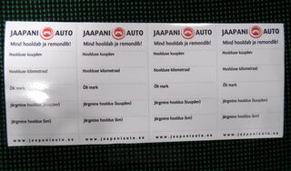 Jaapani Auto hoolduskleebis
