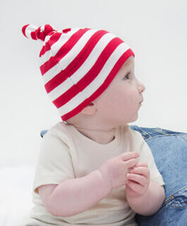 Baby Striped 1 Knot Hat 8. pilt