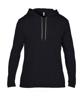 Adult Fashion Basic LS Hooded Tee 16. picture