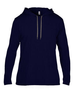 Adult Fashion Basic LS Hooded Tee 7. picture