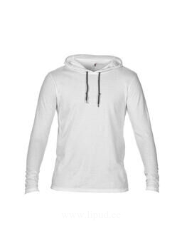 Adult Fashion Basic LS Hooded Tee 2. picture