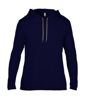 Adult Fashion Basic LS Hooded Tee 18. picture