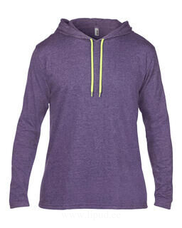 Adult Fashion Basic LS Hooded Tee 4. picture