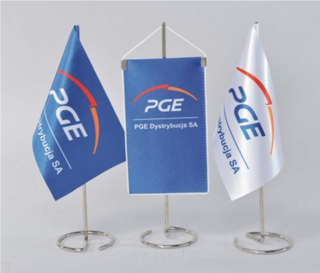Advertasing flag to table 24x15cm